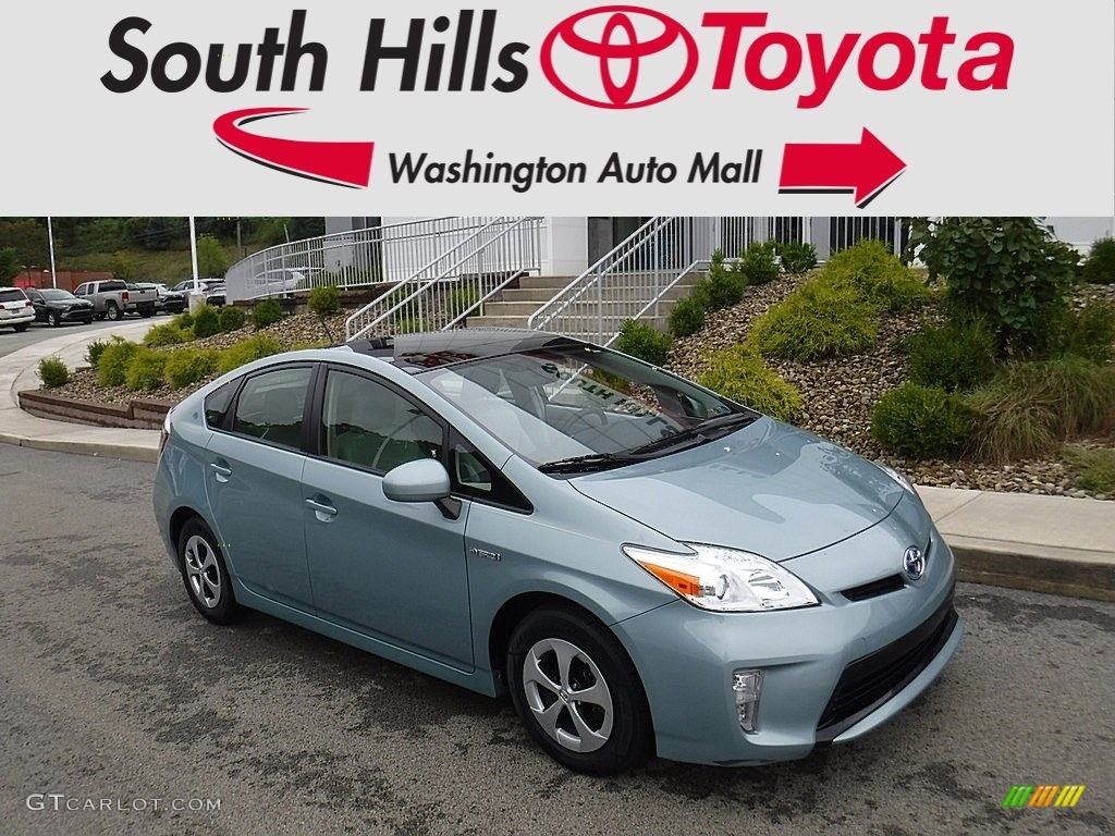 2015 Prius Four Hybrid - Sea Glass Pearl / Bisque photo #1