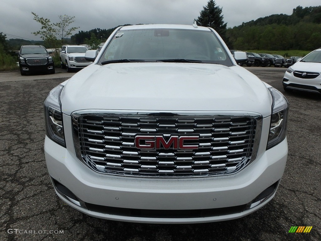 2020 Yukon Denali 4WD - White Frost Tricoat / Cocoa/­Dark Atmosphere photo #2