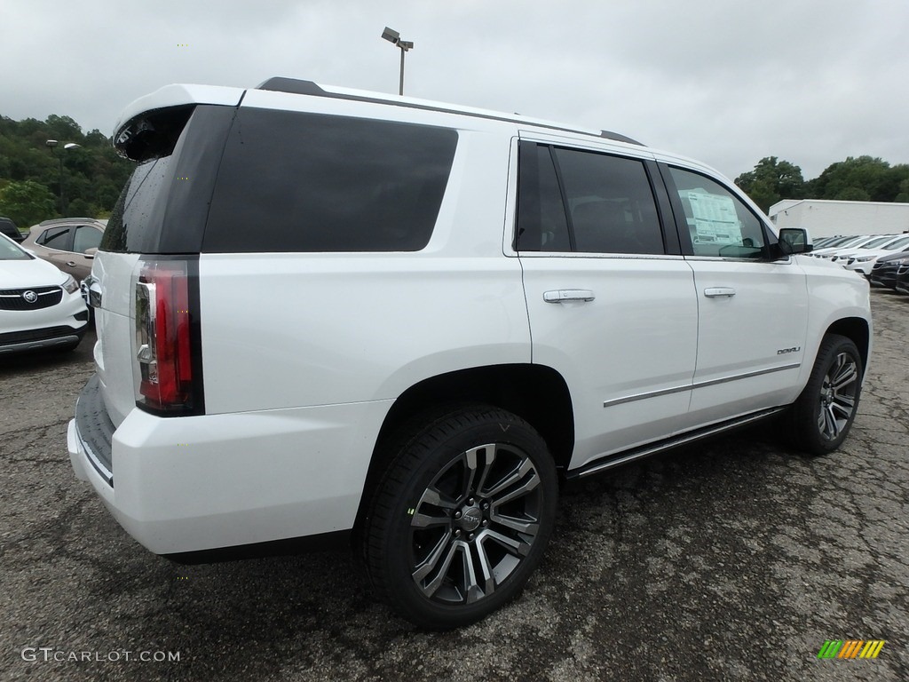 2020 Yukon Denali 4WD - White Frost Tricoat / Cocoa/­Dark Atmosphere photo #5