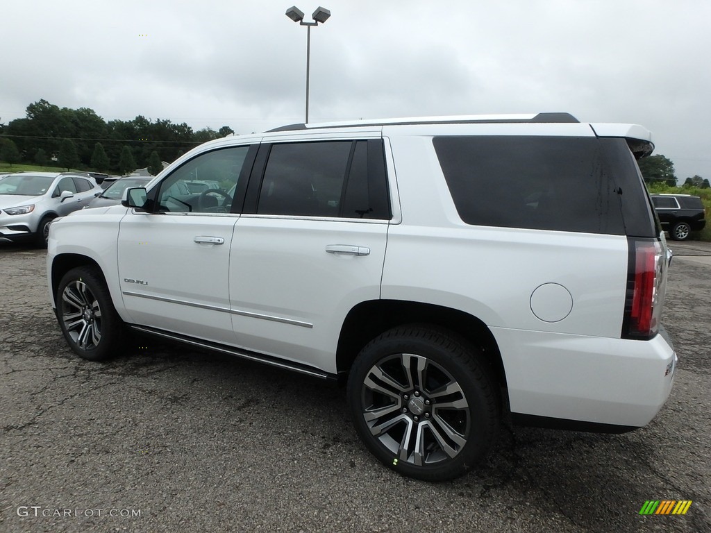 2020 Yukon Denali 4WD - White Frost Tricoat / Cocoa/­Dark Atmosphere photo #8