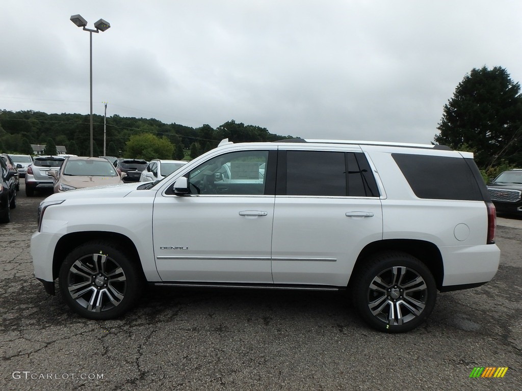 White Frost Tricoat 2020 GMC Yukon Denali 4WD Exterior Photo #134926093