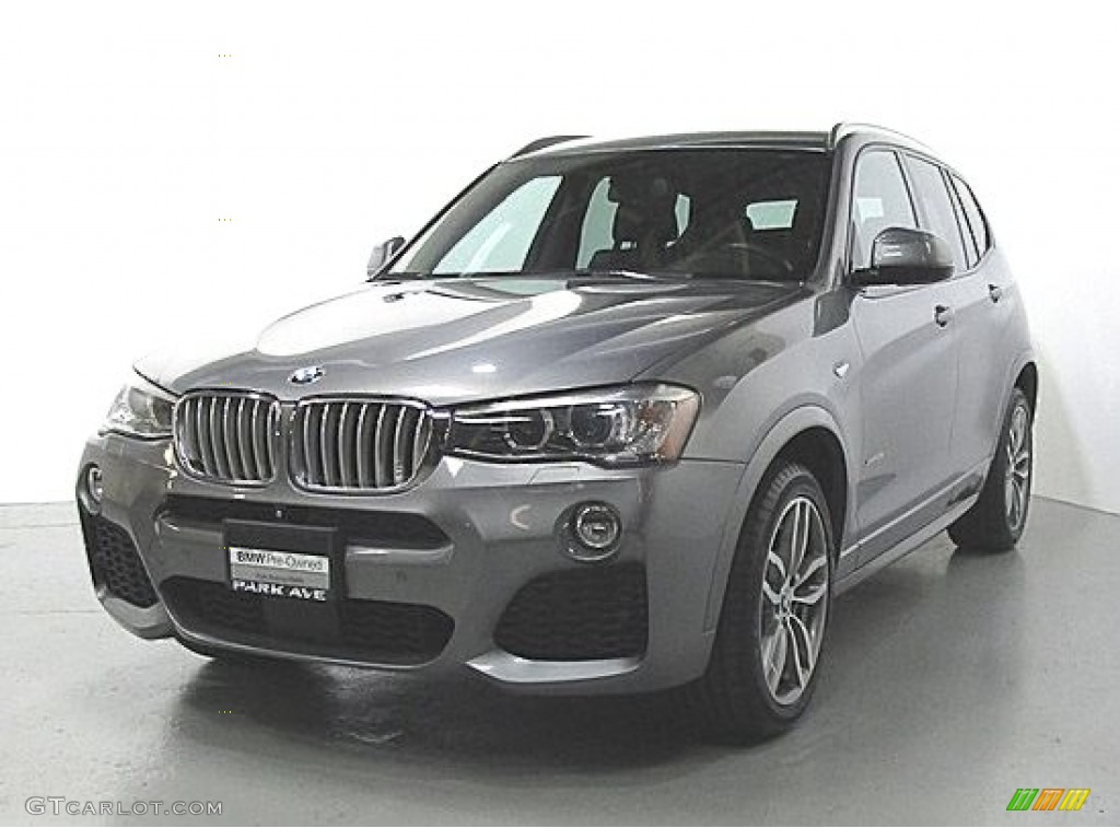 2015 X3 xDrive28i - Space Grey Metallic / Black photo #1