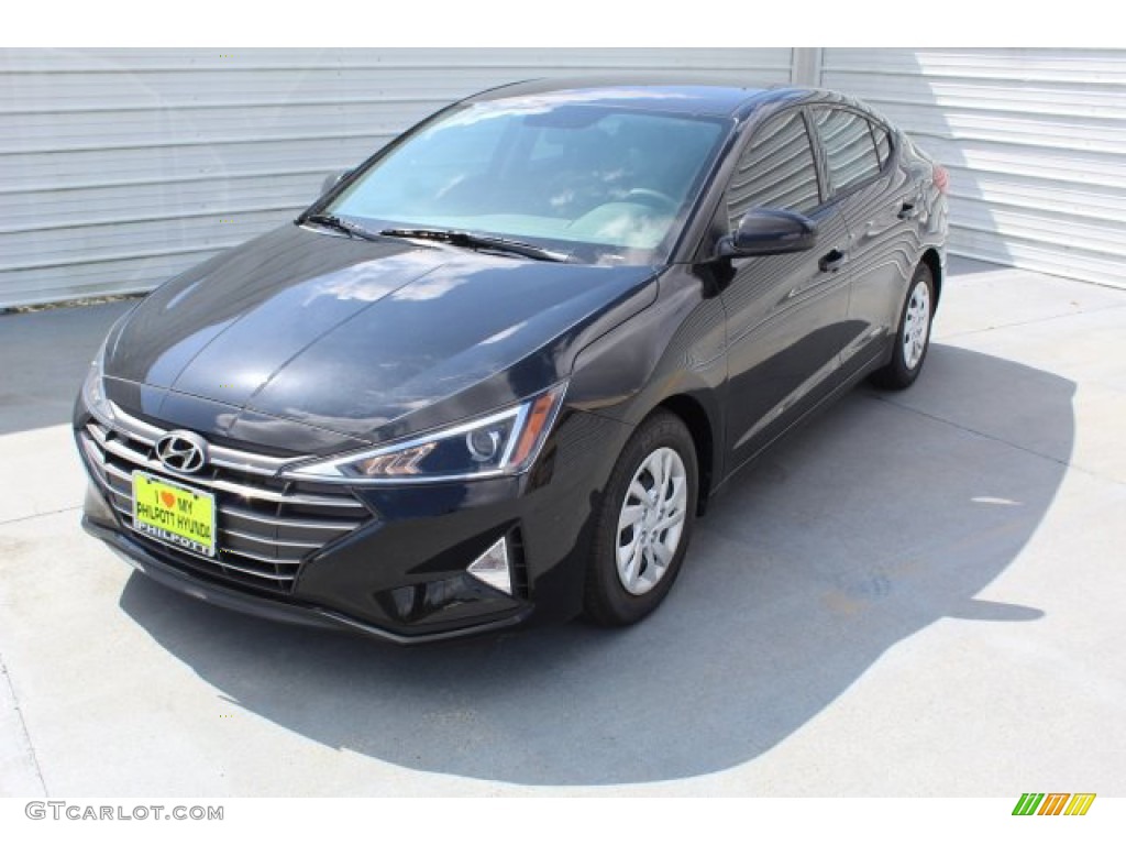 2019 Elantra SE - Phantom Black / Black photo #4