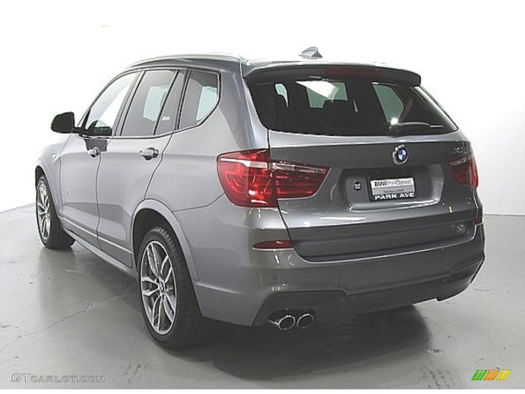 2015 X3 xDrive28i - Space Grey Metallic / Black photo #2