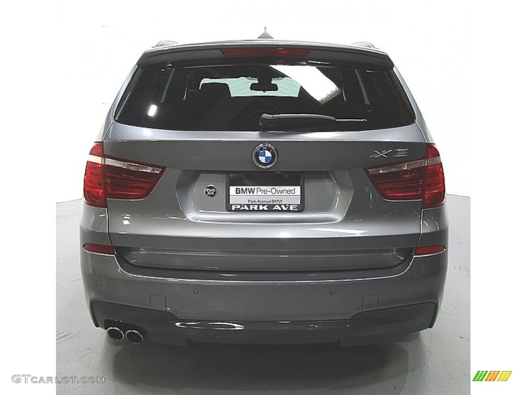 2015 X3 xDrive28i - Space Grey Metallic / Black photo #3