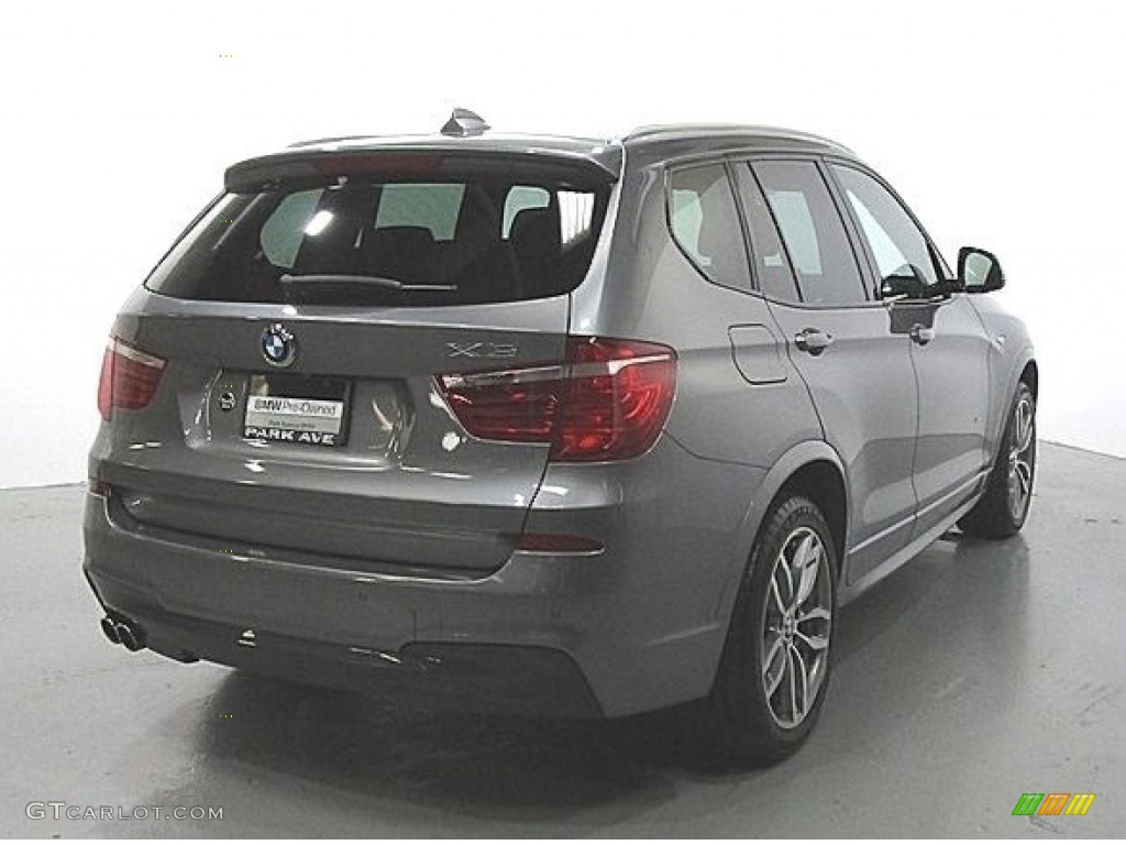 2015 X3 xDrive28i - Space Grey Metallic / Black photo #4