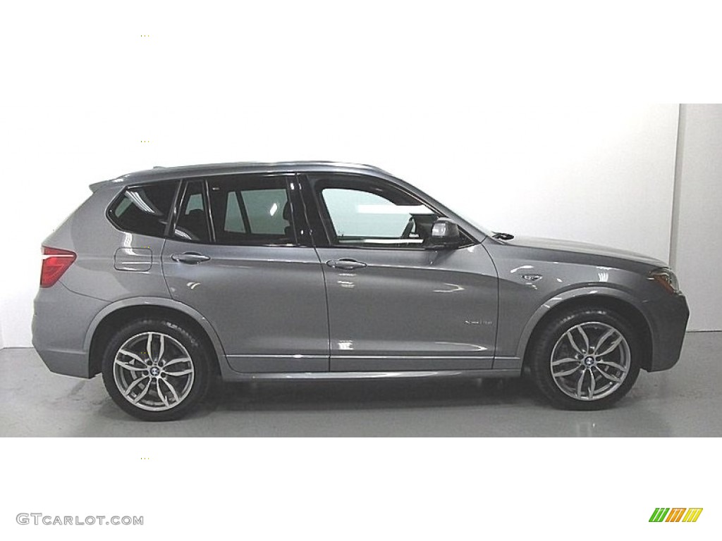 2015 X3 xDrive28i - Space Grey Metallic / Black photo #5