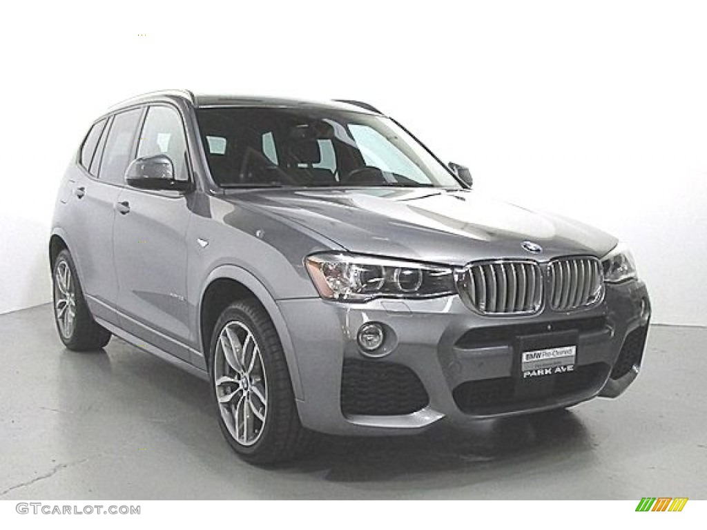 2015 X3 xDrive28i - Space Grey Metallic / Black photo #6