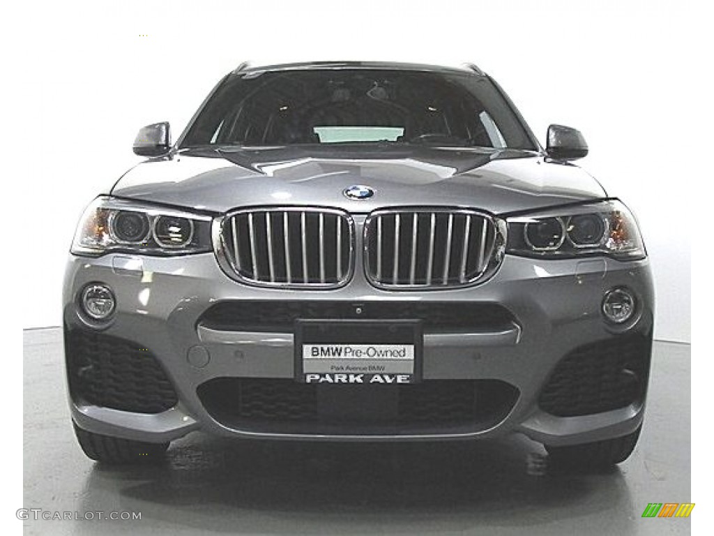 2015 X3 xDrive28i - Space Grey Metallic / Black photo #7