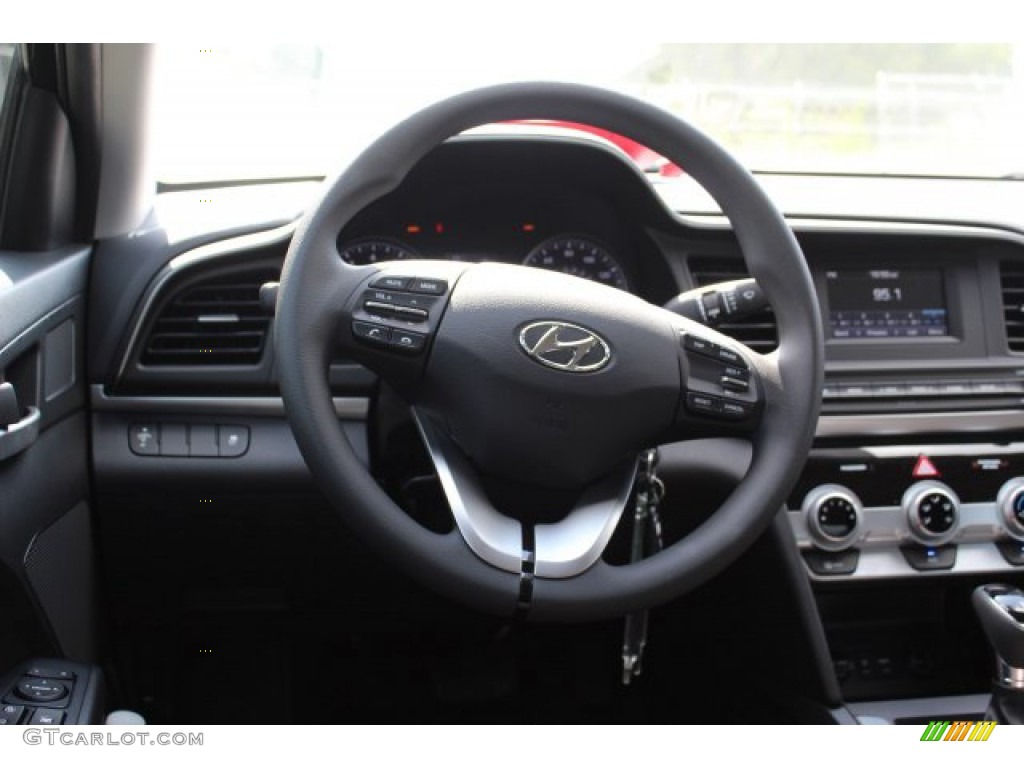 2019 Elantra SE - Phantom Black / Black photo #22