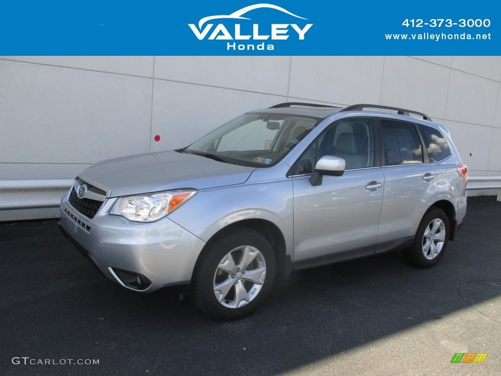 2016 Forester 2.5i Limited - Ice Silver Metallic / Gray photo #1