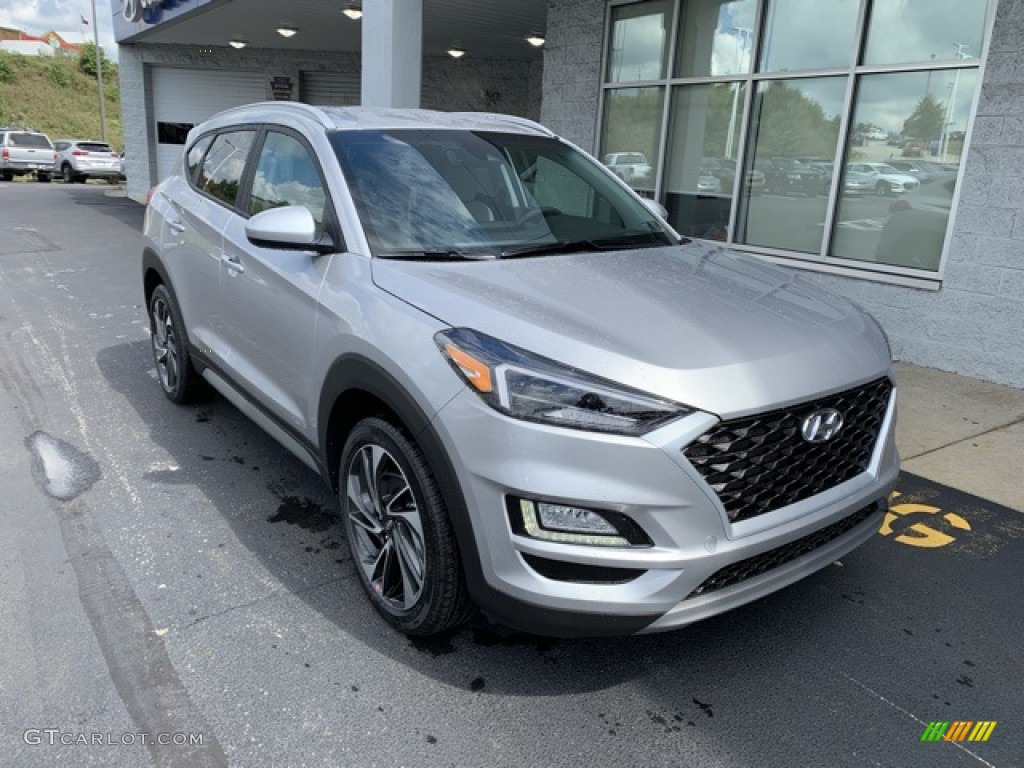 Stellar Silver 2020 Hyundai Tucson Sport AWD Exterior Photo #134929702