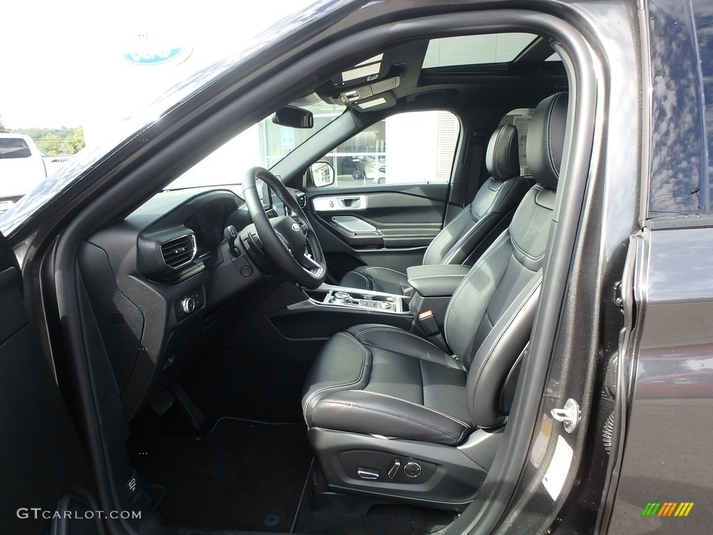Ebony Interior 2020 Ford Explorer ST 4WD Photo #134929747