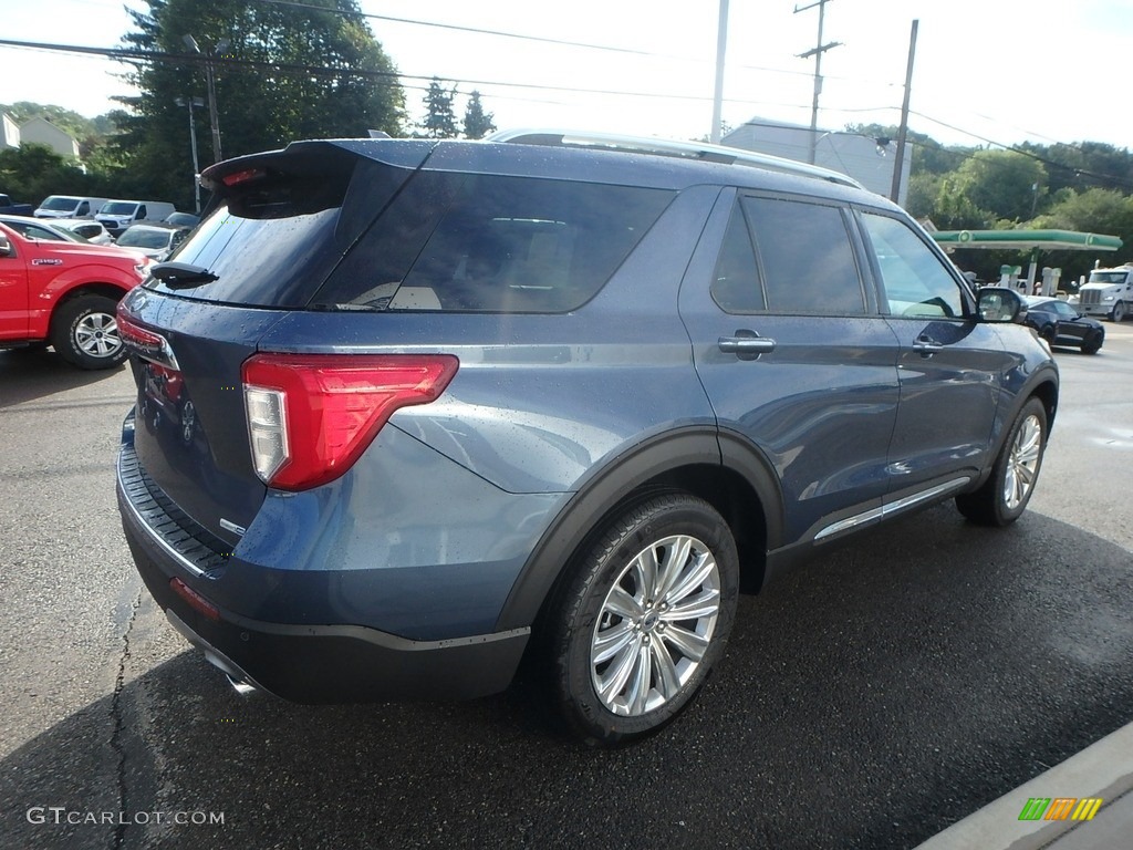 2020 Explorer Limited 4WD - Blue Metallic / Ebony photo #5