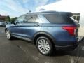 2020 Blue Metallic Ford Explorer Limited 4WD  photo #8