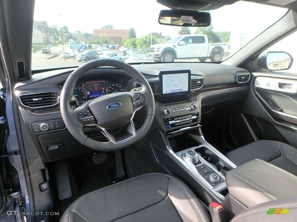 Ebony Interior 2020 Ford Explorer Limited 4WD Photo #134930212
