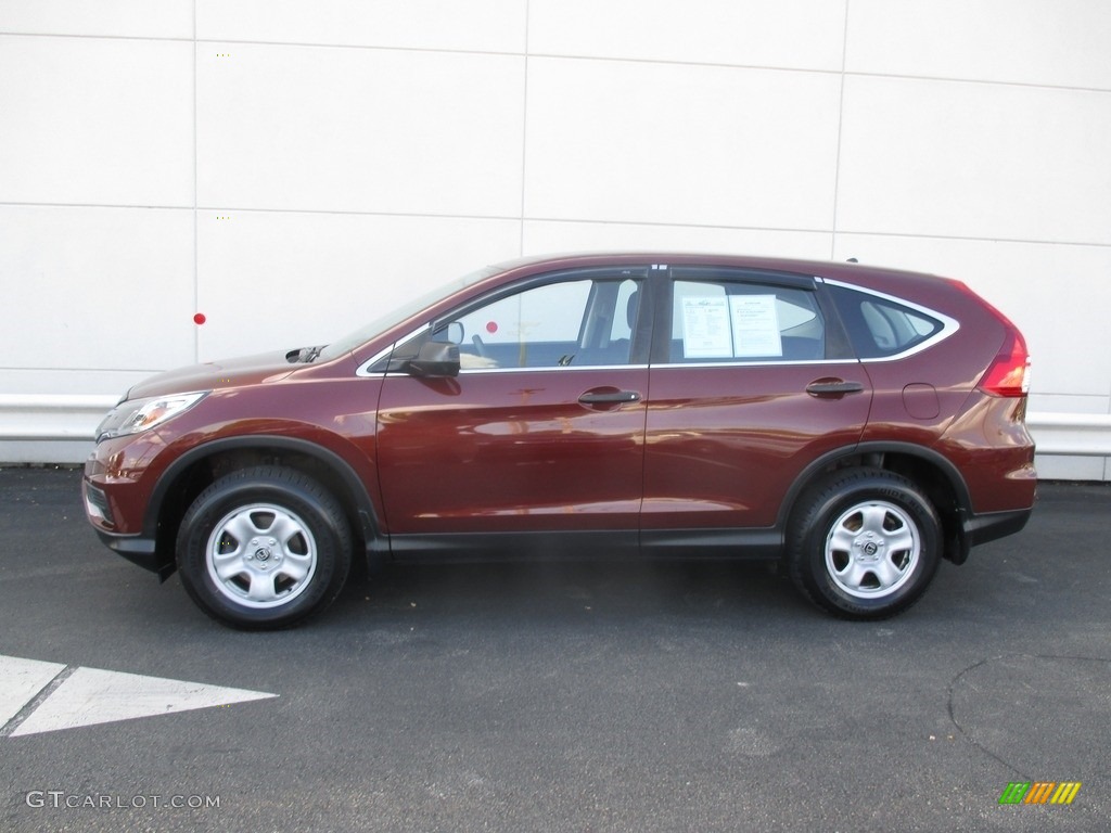 2015 CR-V LX AWD - Copper Sunset Pearl / Black photo #2