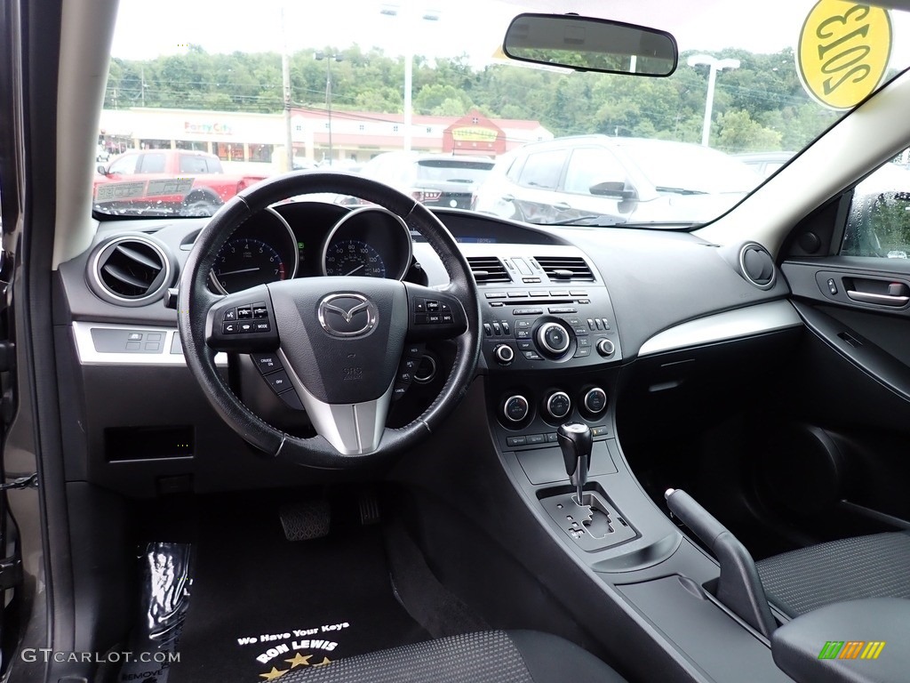 2013 MAZDA3 i Touring 4 Door - Dolphin Gray Mica / Black photo #12
