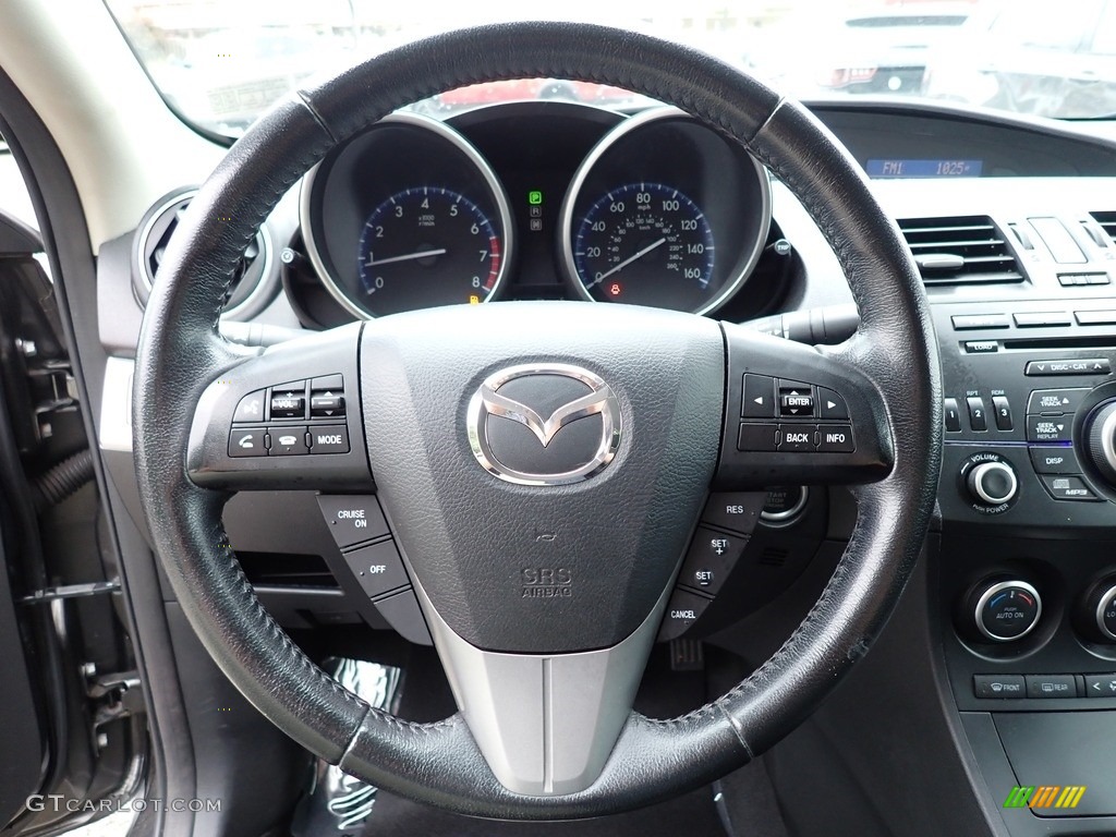2013 MAZDA3 i Touring 4 Door - Dolphin Gray Mica / Black photo #17