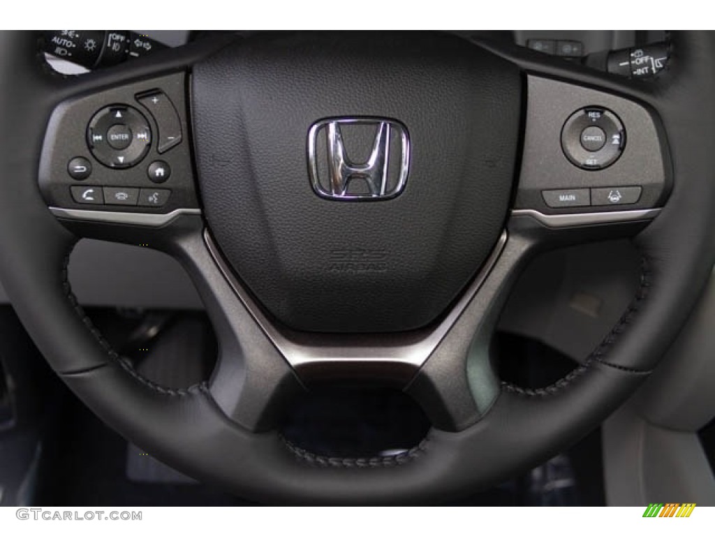 2020 Honda Pilot EX-L Gray Steering Wheel Photo #134932777