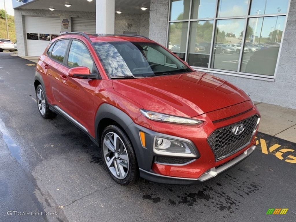 Pulse Red 2020 Hyundai Kona Limited AWD Exterior Photo #134933059