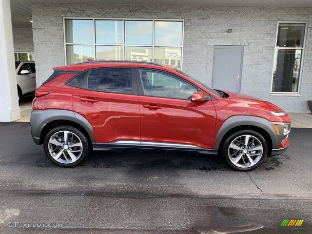 Pulse Red 2020 Hyundai Kona Limited AWD Exterior Photo #134933068