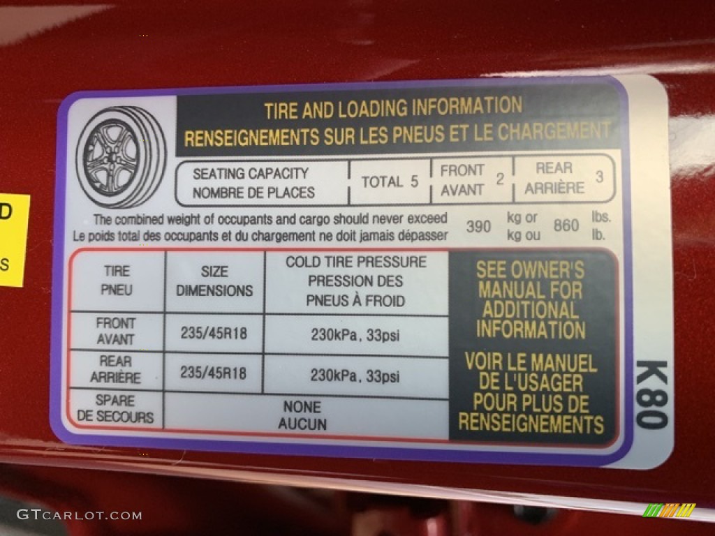 2020 Hyundai Kona Limited AWD Info Tag Photo #134933134