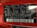  2020 Kona Limited AWD Pulse Red Color Code Y2R