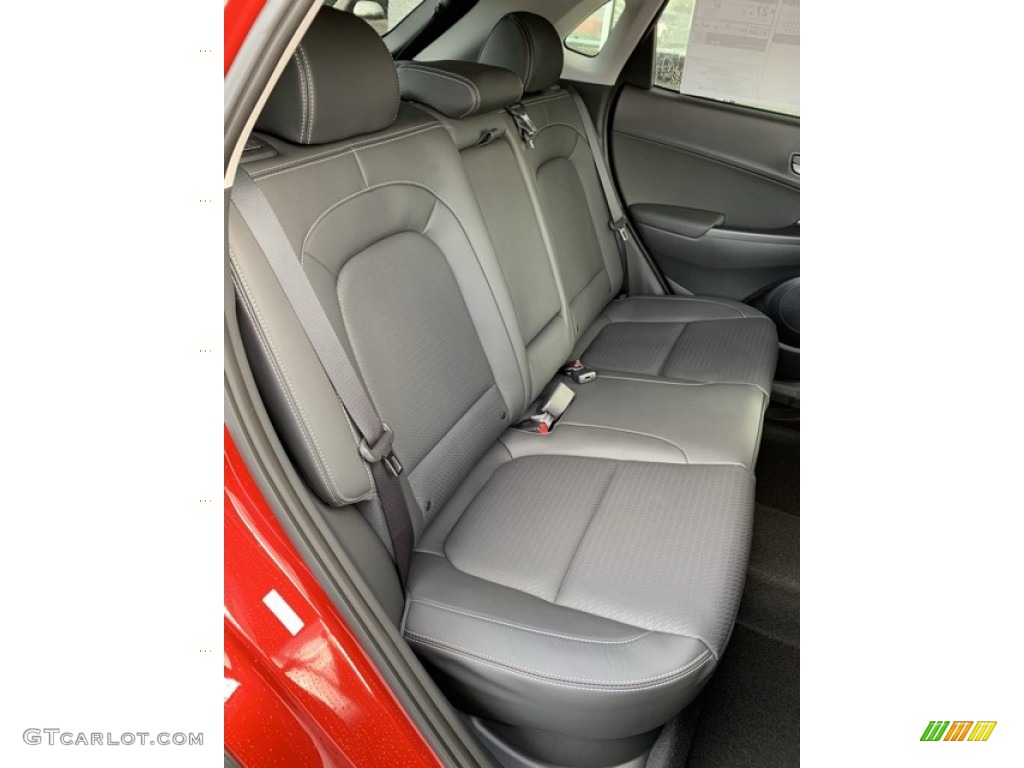 Black Interior 2020 Hyundai Kona Limited AWD Photo #134933362