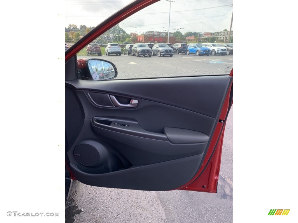 2020 Hyundai Kona Limited AWD Black Door Panel Photo #134933395