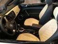 2019 Volkswagen Beetle Black/Beige Interior Front Seat Photo