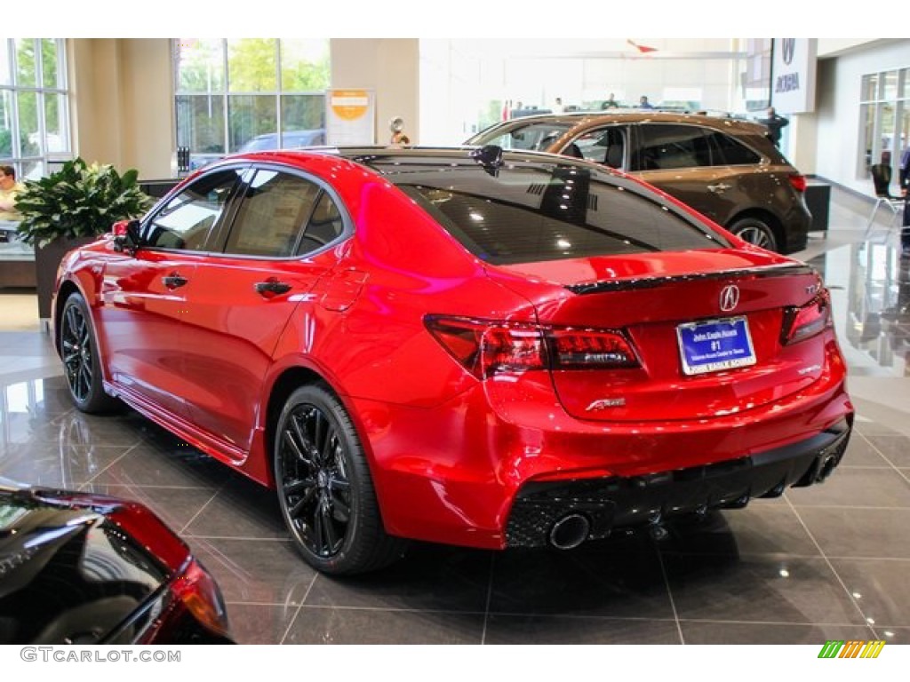 Valencia Red Pearl 2020 Acura TLX PMC Edition SH-AWD Sedan Exterior Photo #134935513