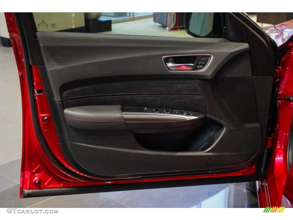 2020 Acura TLX PMC Edition SH-AWD Sedan Ebony Door Panel Photo #134935696