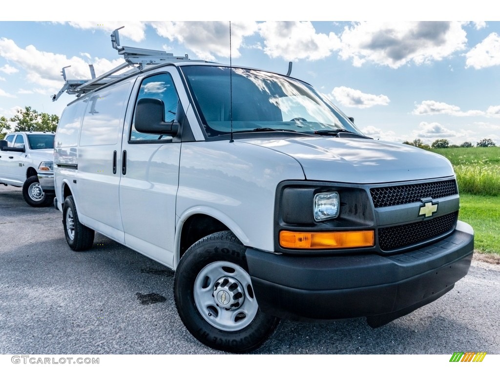 2011 Express 2500 Work Van - Summit White / Medium Pewter photo #1