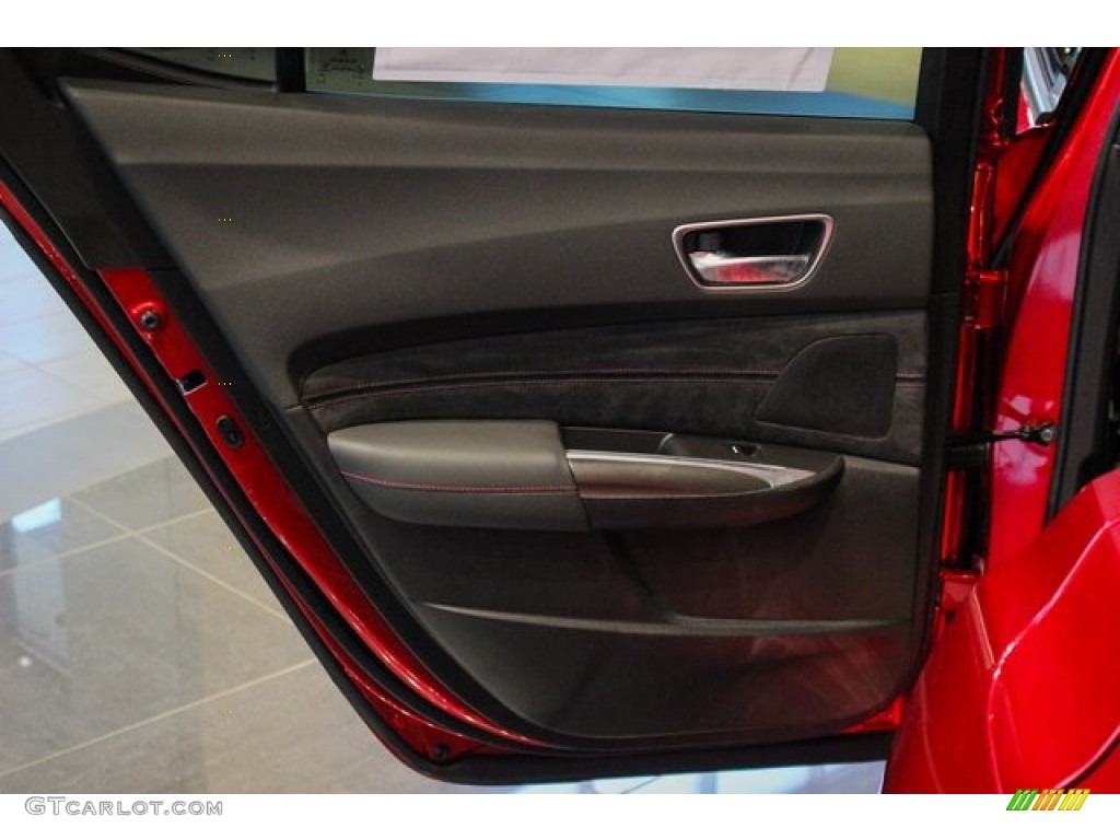 2020 Acura TLX PMC Edition SH-AWD Sedan Ebony Door Panel Photo #134935720