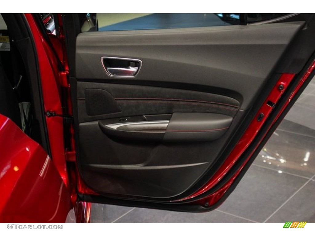 2020 Acura TLX PMC Edition SH-AWD Sedan Ebony Door Panel Photo #134935765