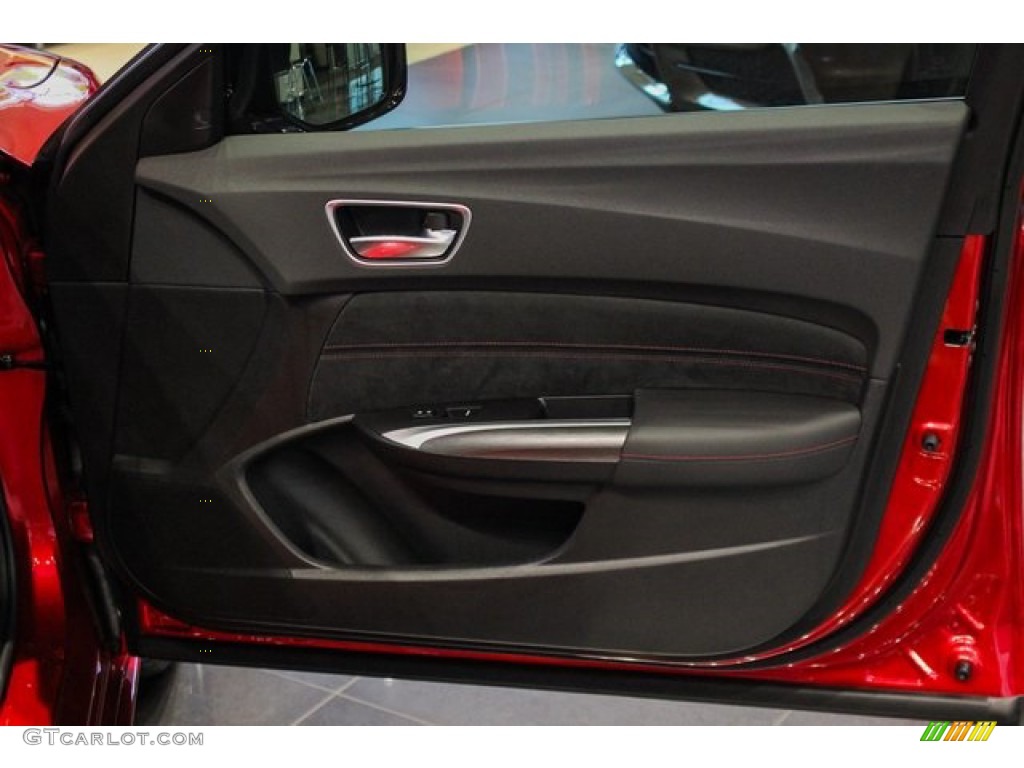 2020 Acura TLX PMC Edition SH-AWD Sedan Ebony Door Panel Photo #134935801