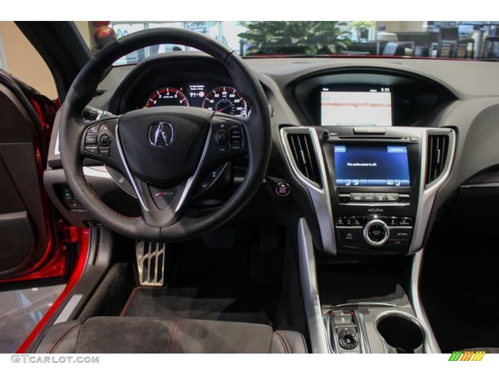 2020 Acura TLX PMC Edition SH-AWD Sedan Ebony Dashboard Photo #134935860