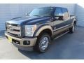 2014 Blue Jeans Metallic Ford F250 Super Duty King Ranch Crew Cab 4x4  photo #4