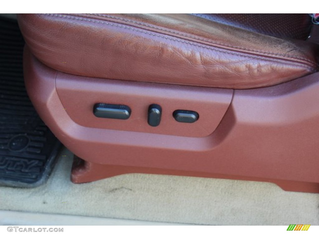 2014 F250 Super Duty King Ranch Crew Cab 4x4 - Blue Jeans Metallic / Platinum Pecan Leather photo #12