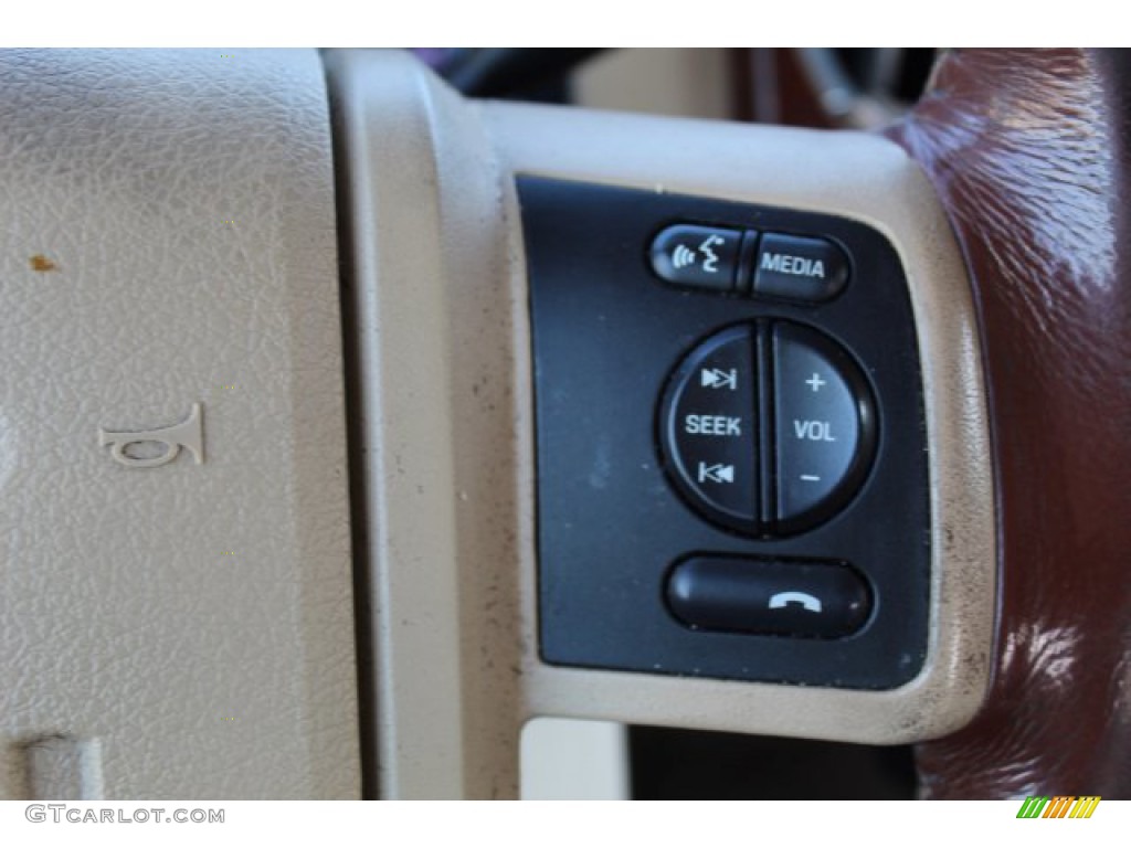 2014 F250 Super Duty King Ranch Crew Cab 4x4 - Blue Jeans Metallic / Platinum Pecan Leather photo #14