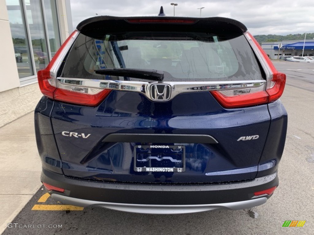 2019 CR-V LX AWD - Obsidian Blue Pearl / Gray photo #6