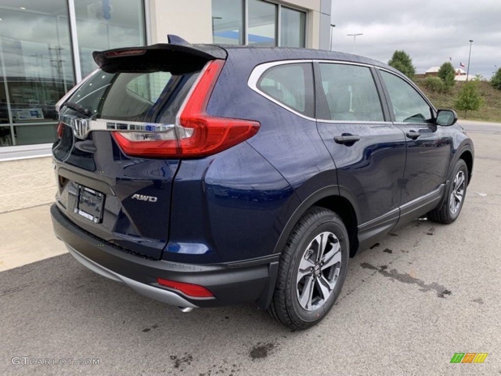 2019 CR-V LX AWD - Obsidian Blue Pearl / Gray photo #7