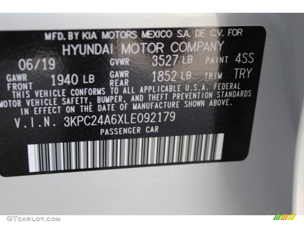2020 Accent Color Code 4SS for Olympus Silver Photo #134940712