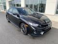 Crystal Black Pearl 2020 Honda Civic Sport Hatchback Exterior