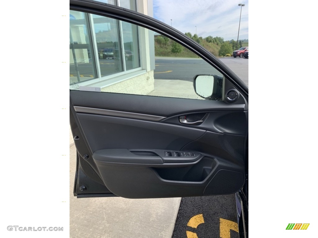 2020 Honda Civic Sport Hatchback Black Door Panel Photo #134941177
