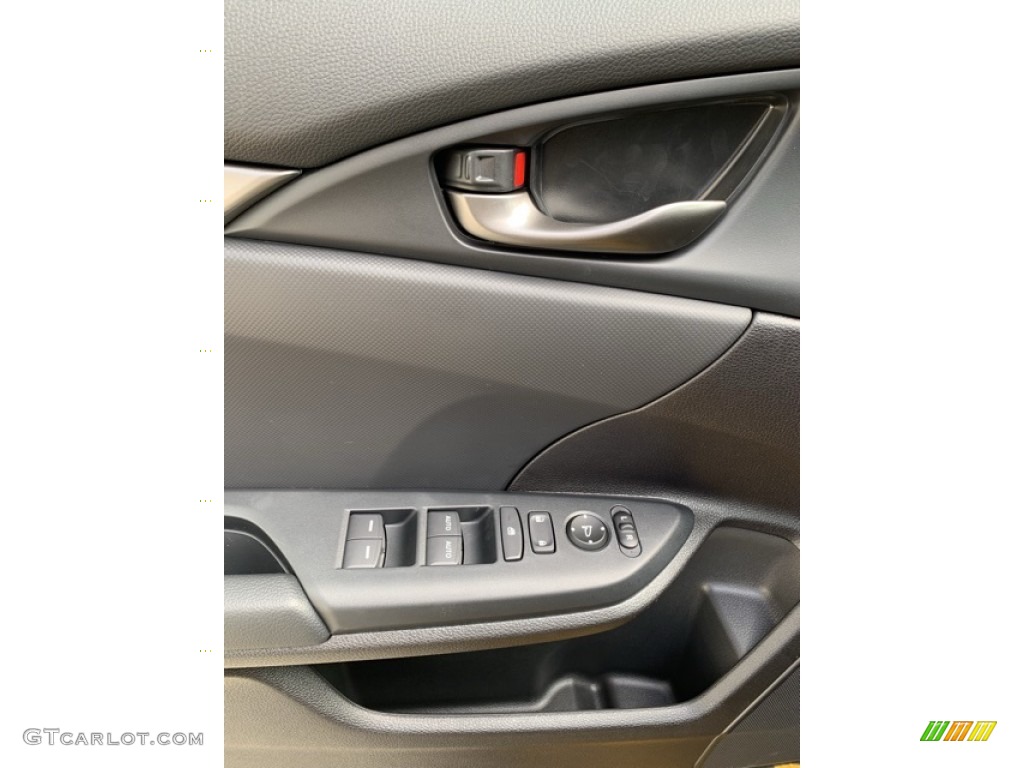 2020 Honda Civic Sport Hatchback Black Door Panel Photo #134941189