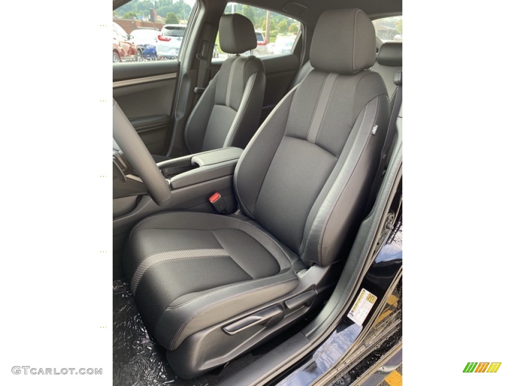Black Interior 2020 Honda Civic Sport Hatchback Photo #134941243