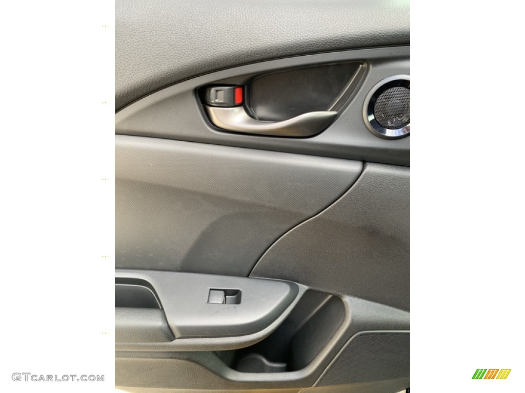 2020 Honda Civic Sport Hatchback Black Door Panel Photo #134941285