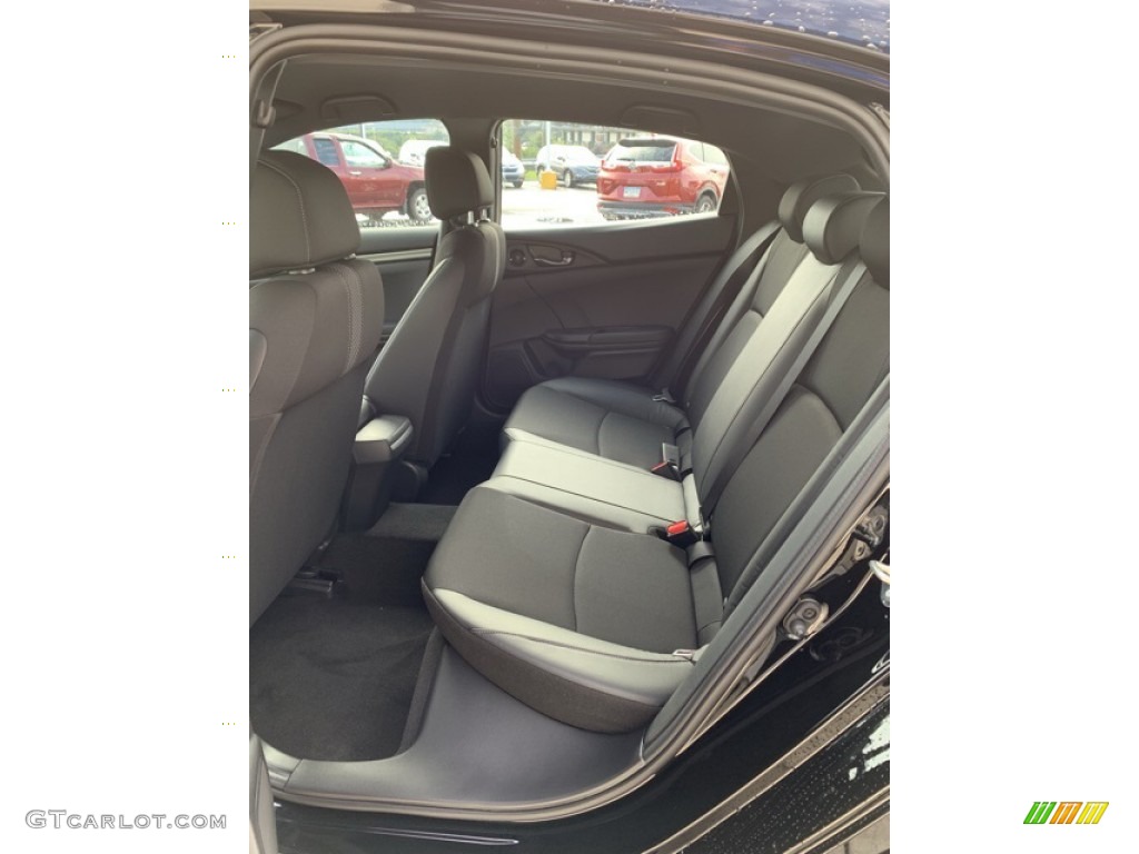 Black Interior 2020 Honda Civic Sport Hatchback Photo #134941309